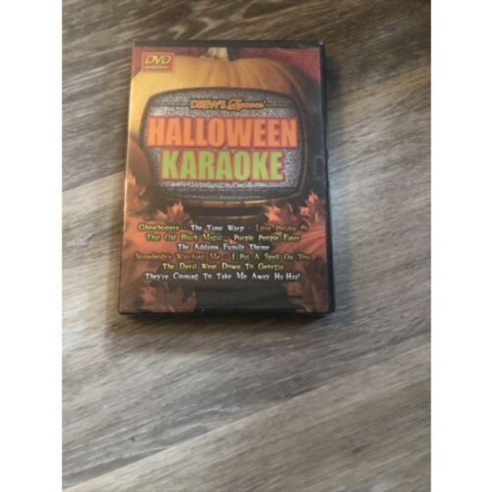 *Drew's Famous HALLOWEEN KARAOKE Sing Along DVD 2003 Ghostbusters, Love Potion#9